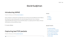 Desktop Screenshot of davidsudjiman.info